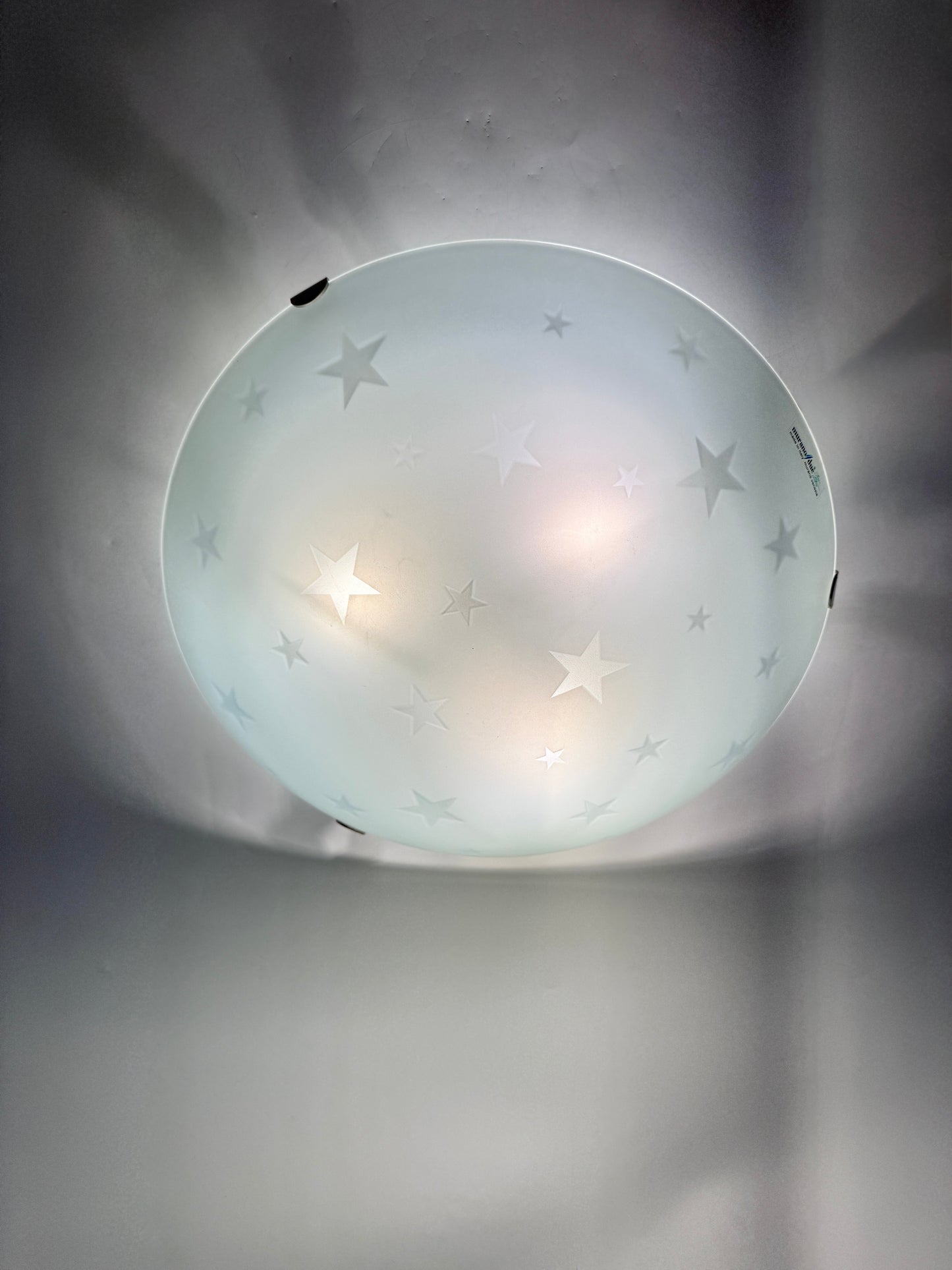 Deckenlampe, Murano Due, Sternmuster, Italien, 80er