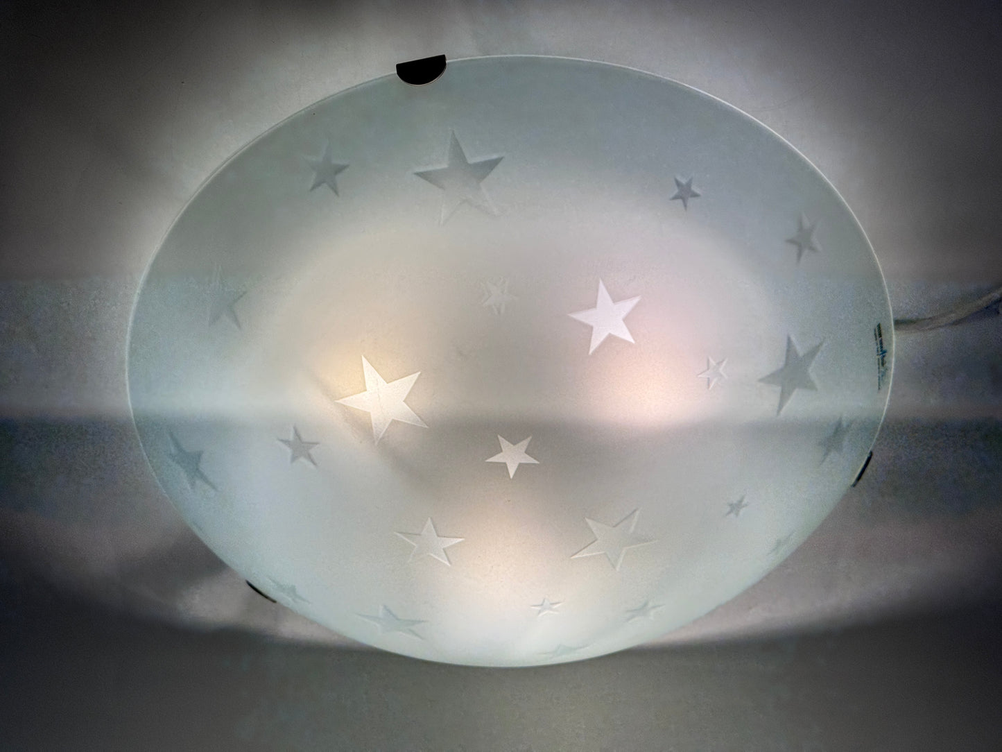 Deckenlampe, Murano Due, Sternmuster, Italien, 80er