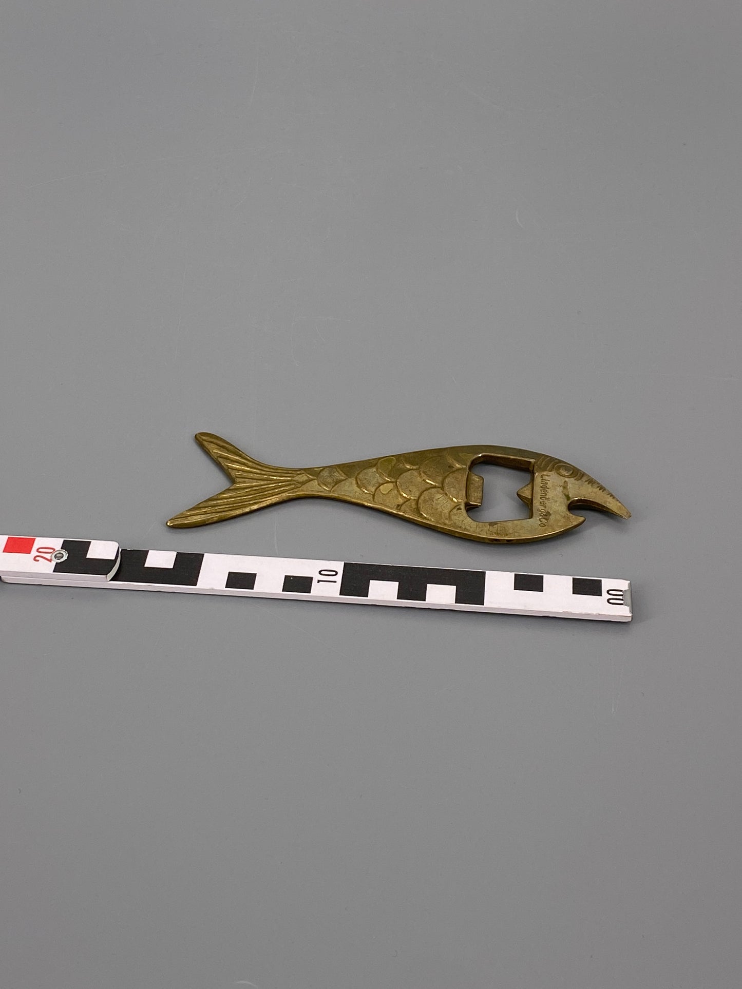 Fisch Flaschenöffner aus Messing von Lindenberg & Co