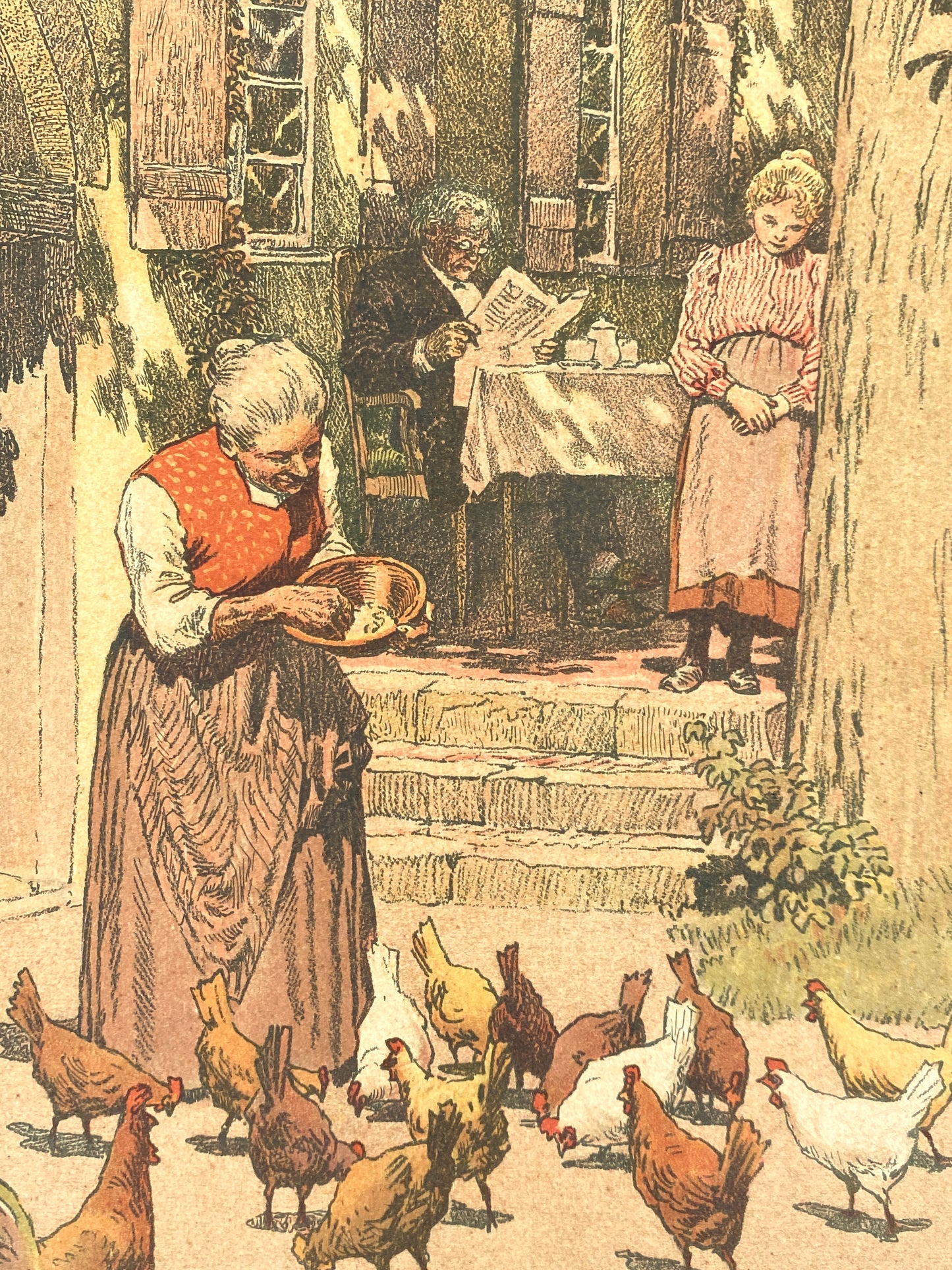 Jugendstil Farblithografie von Paul Hey (1867–1952), 1905