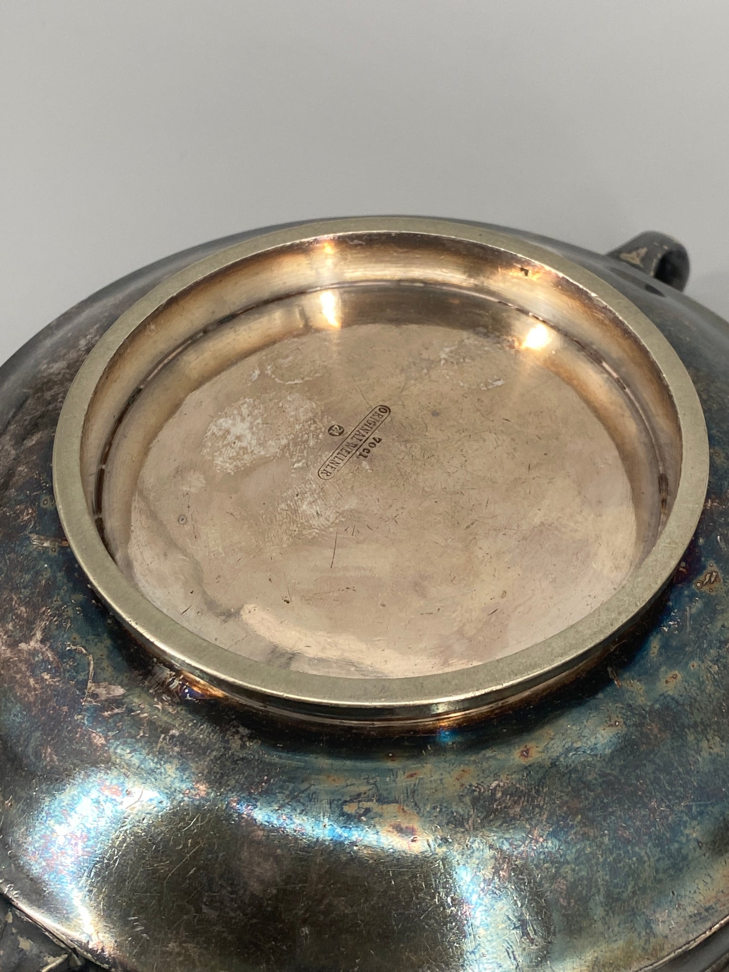 antike, versilberte Schalen von Wellner