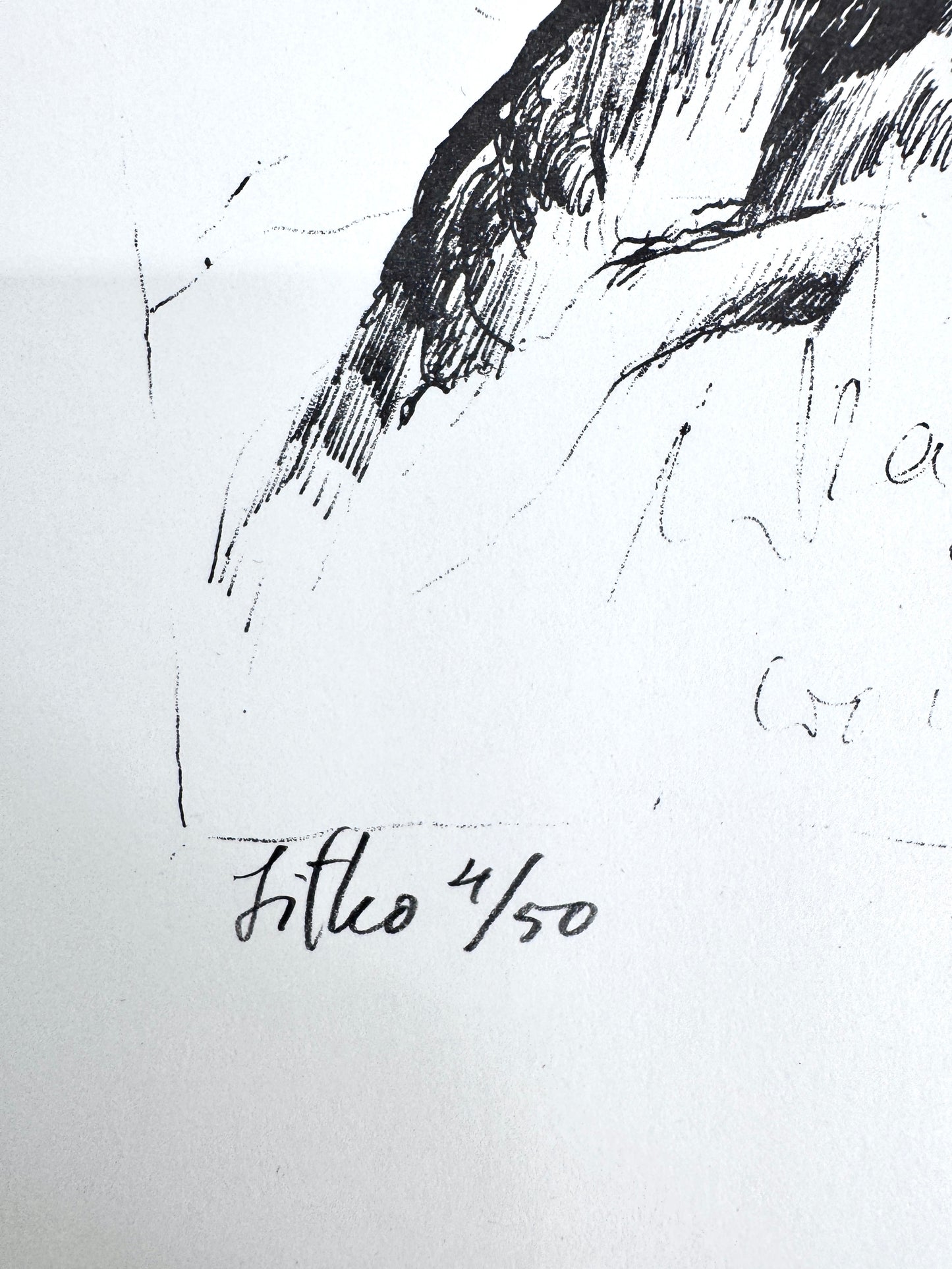 2x Grafik Zauberwald, mit handgeschriebenen Textelementen