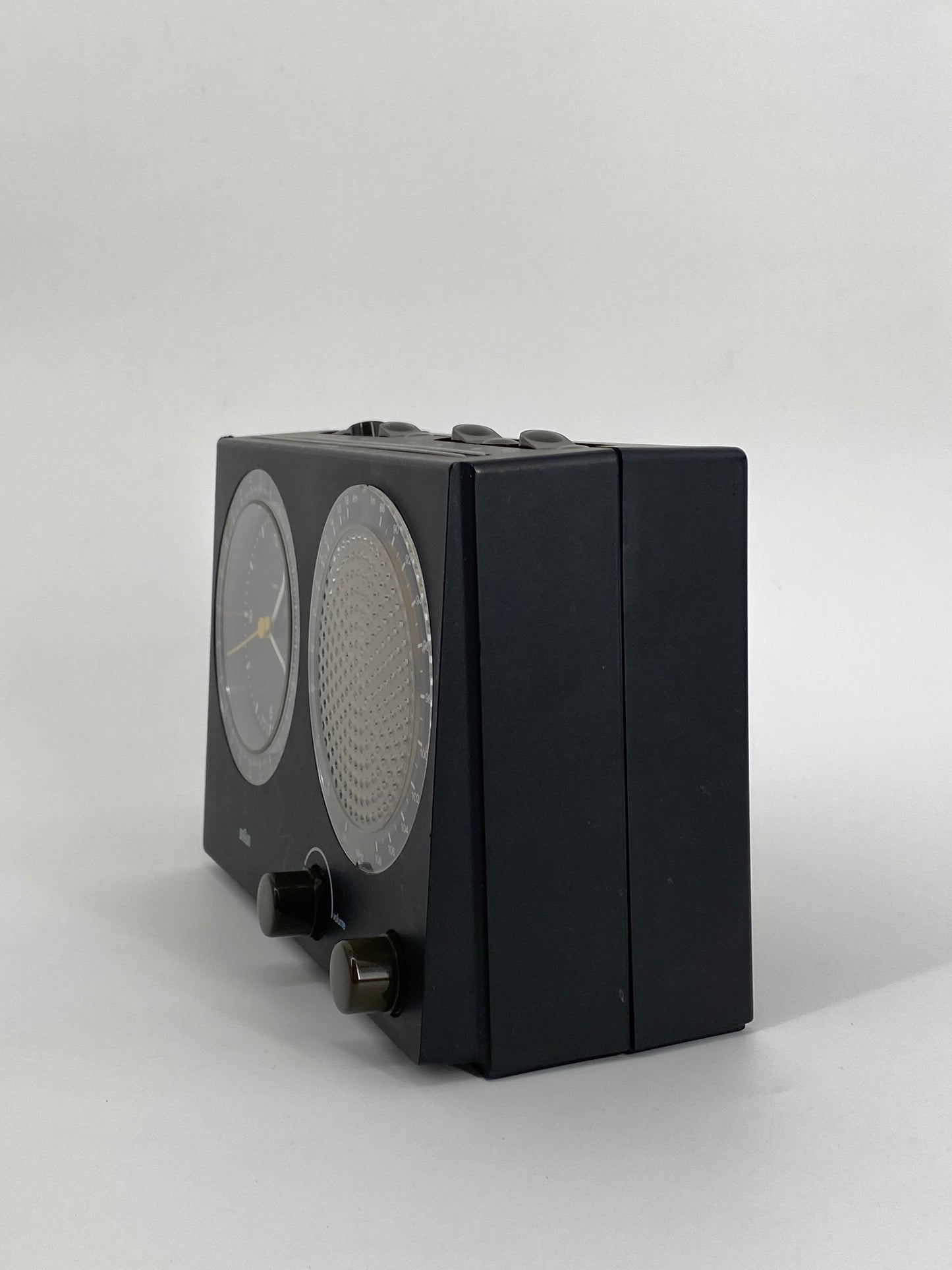 Tischuhr mit Radio und Wecker von Dieter Rams für BRAUN, Deutschland