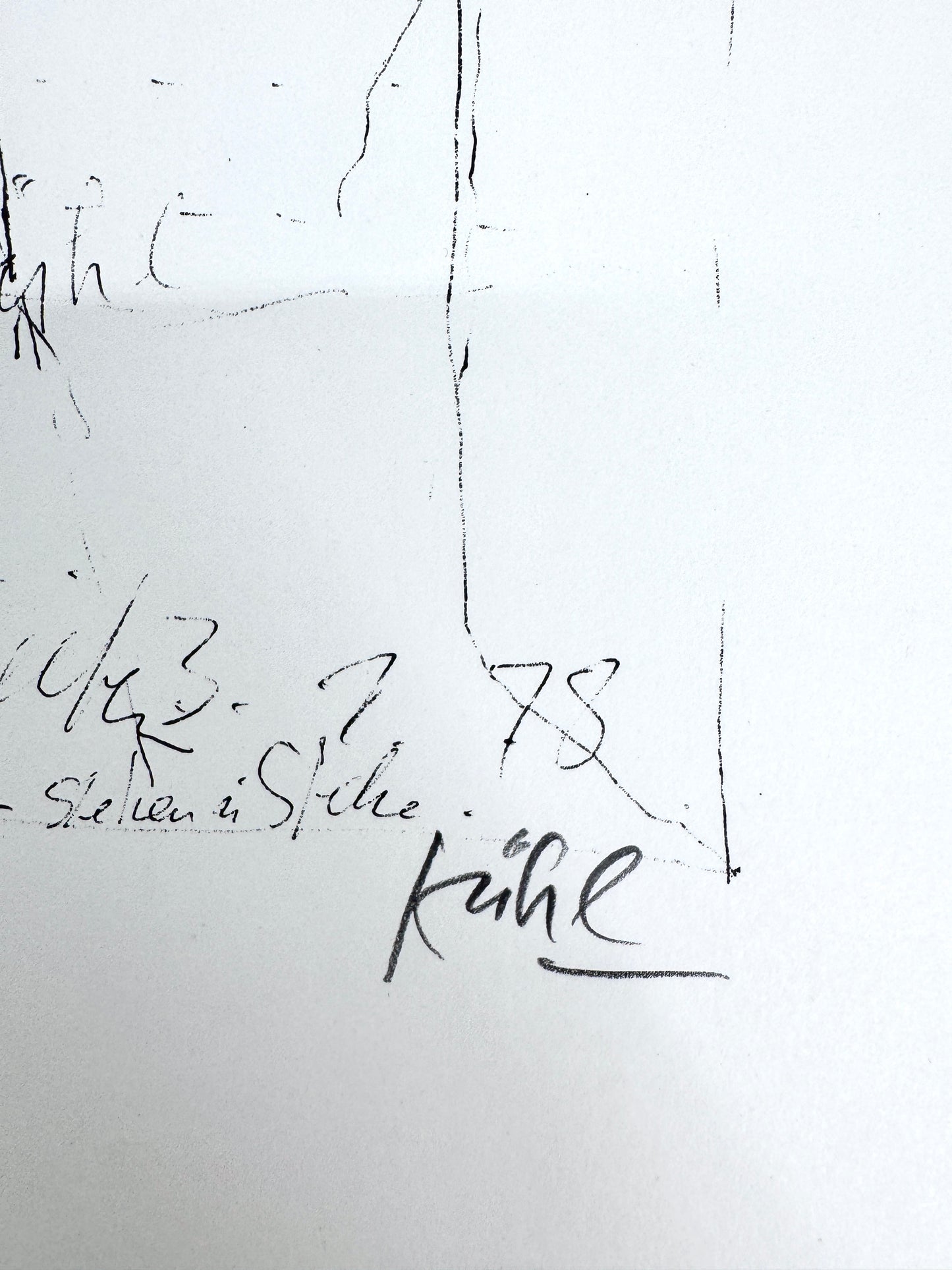 2x Grafik Zauberwald, mit handgeschriebenen Textelementen
