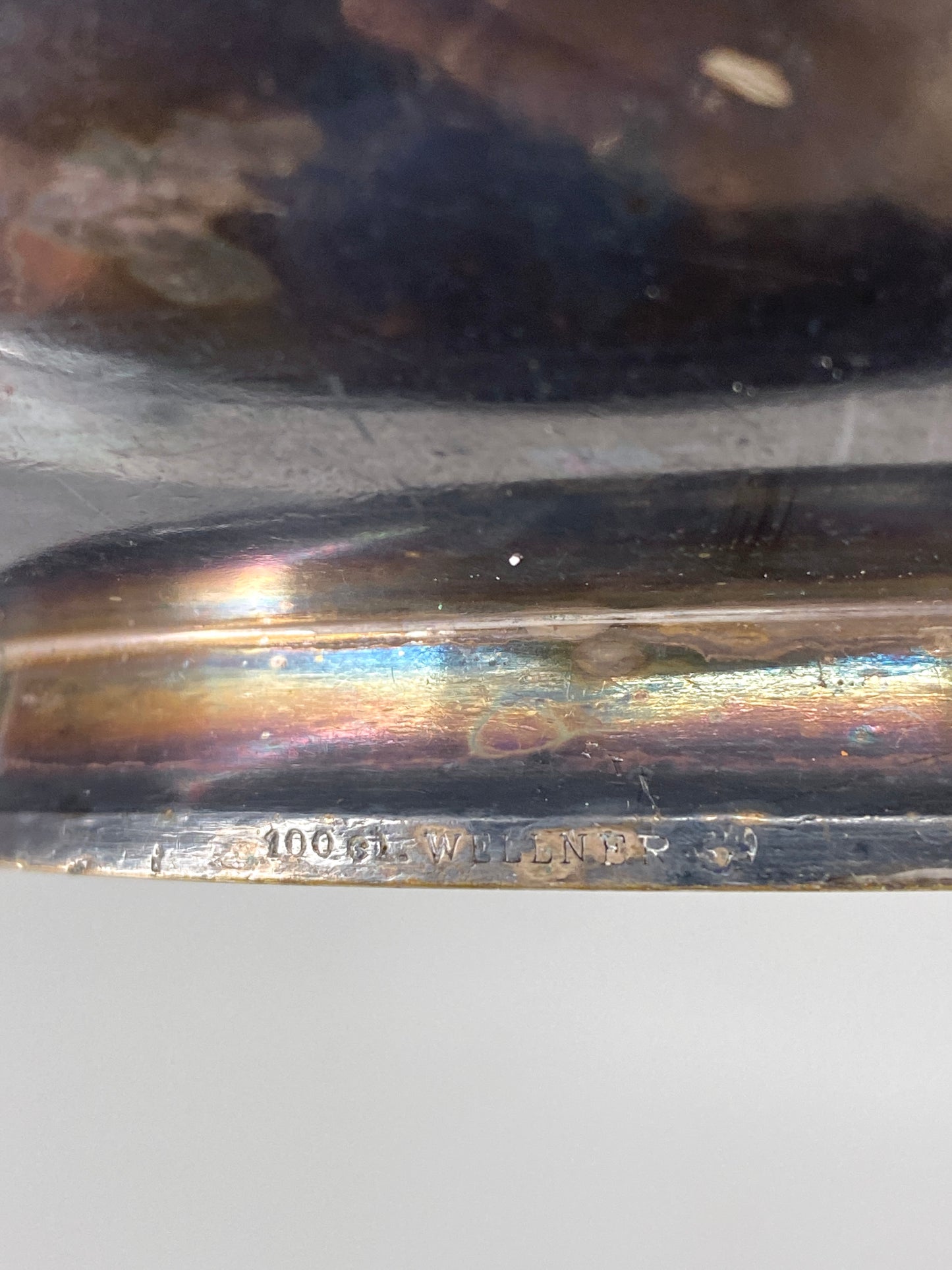 antike, versilberte Schalen von Wellner