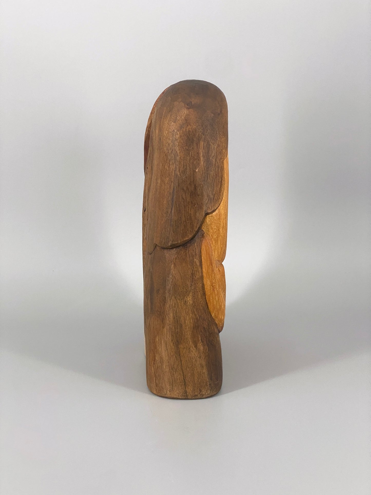 Holzskulptur "Liebespaar" von Henryk Zegadlo, Polen, um 1980er