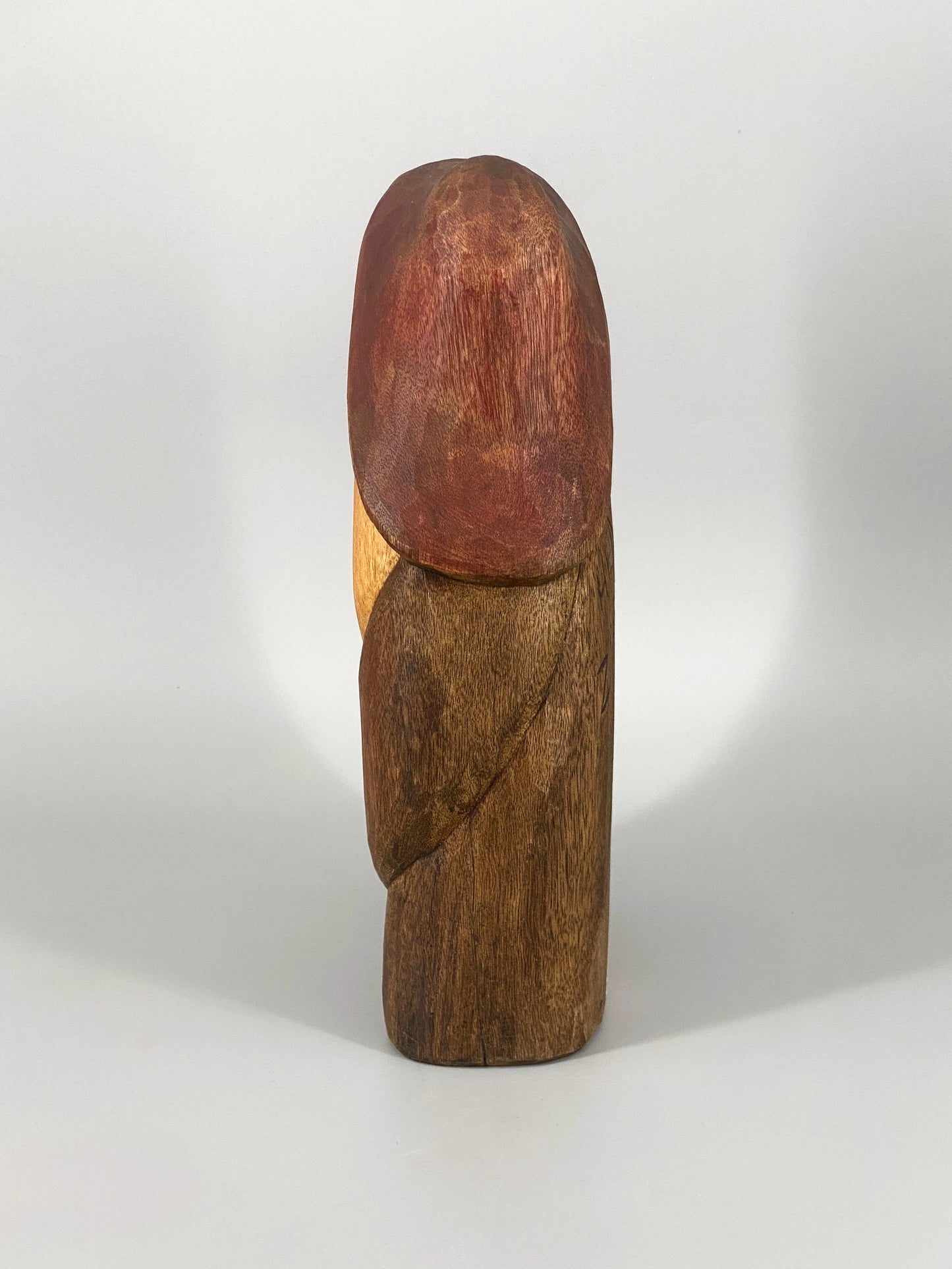 Holzskulptur "Liebespaar" von Henryk Zegadlo, Polen, um 1980er