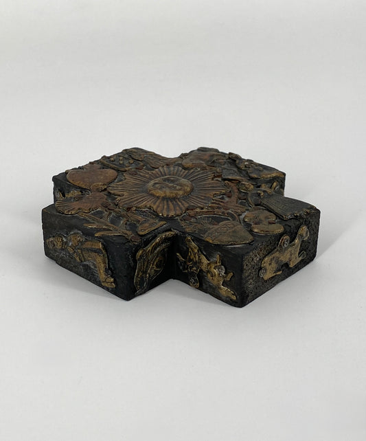 Milagro Holz Kreuz von Estela Ogazon, Mexiko, 90er