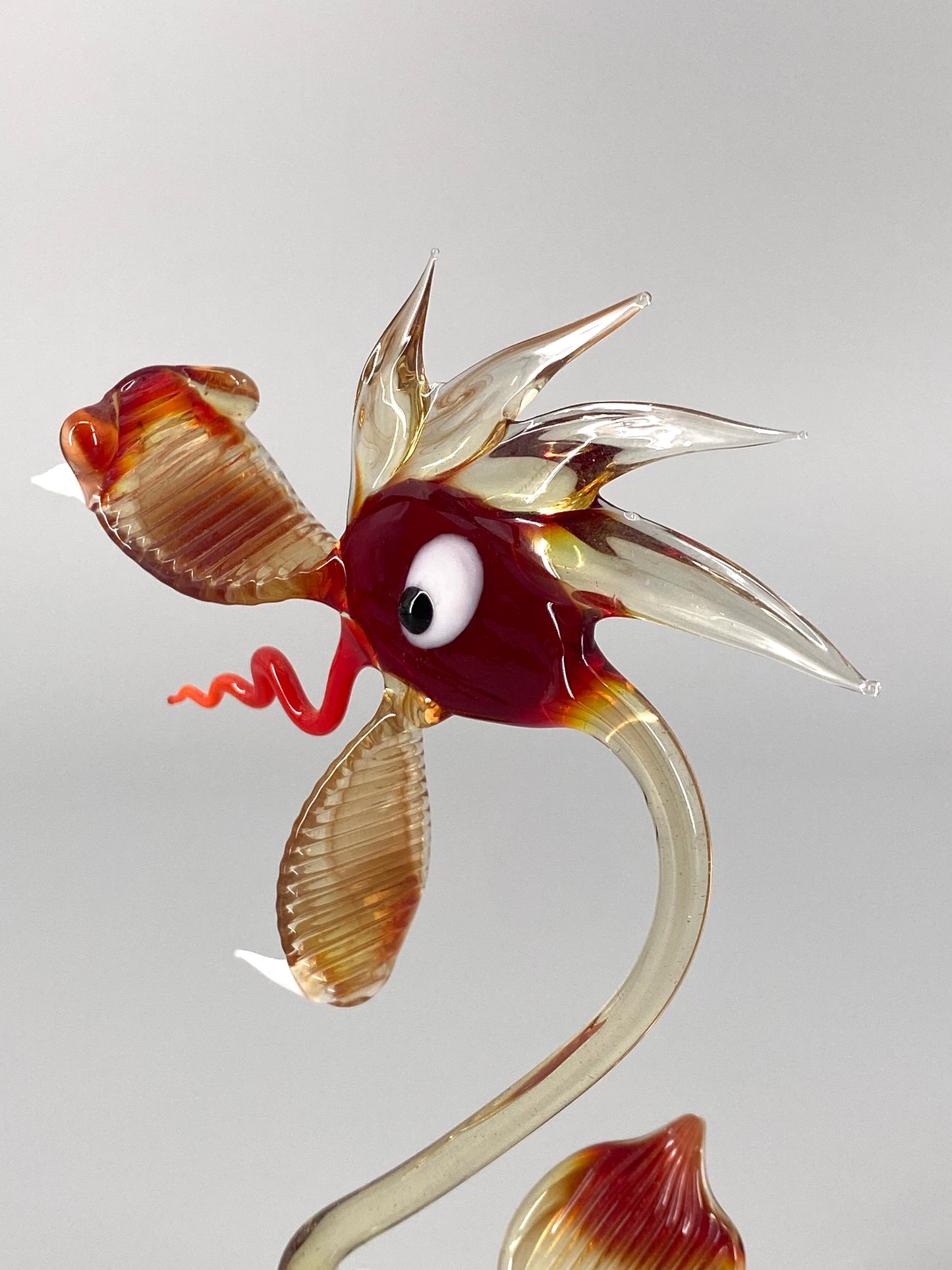 Drache aus Muranoglas, handgefertigt