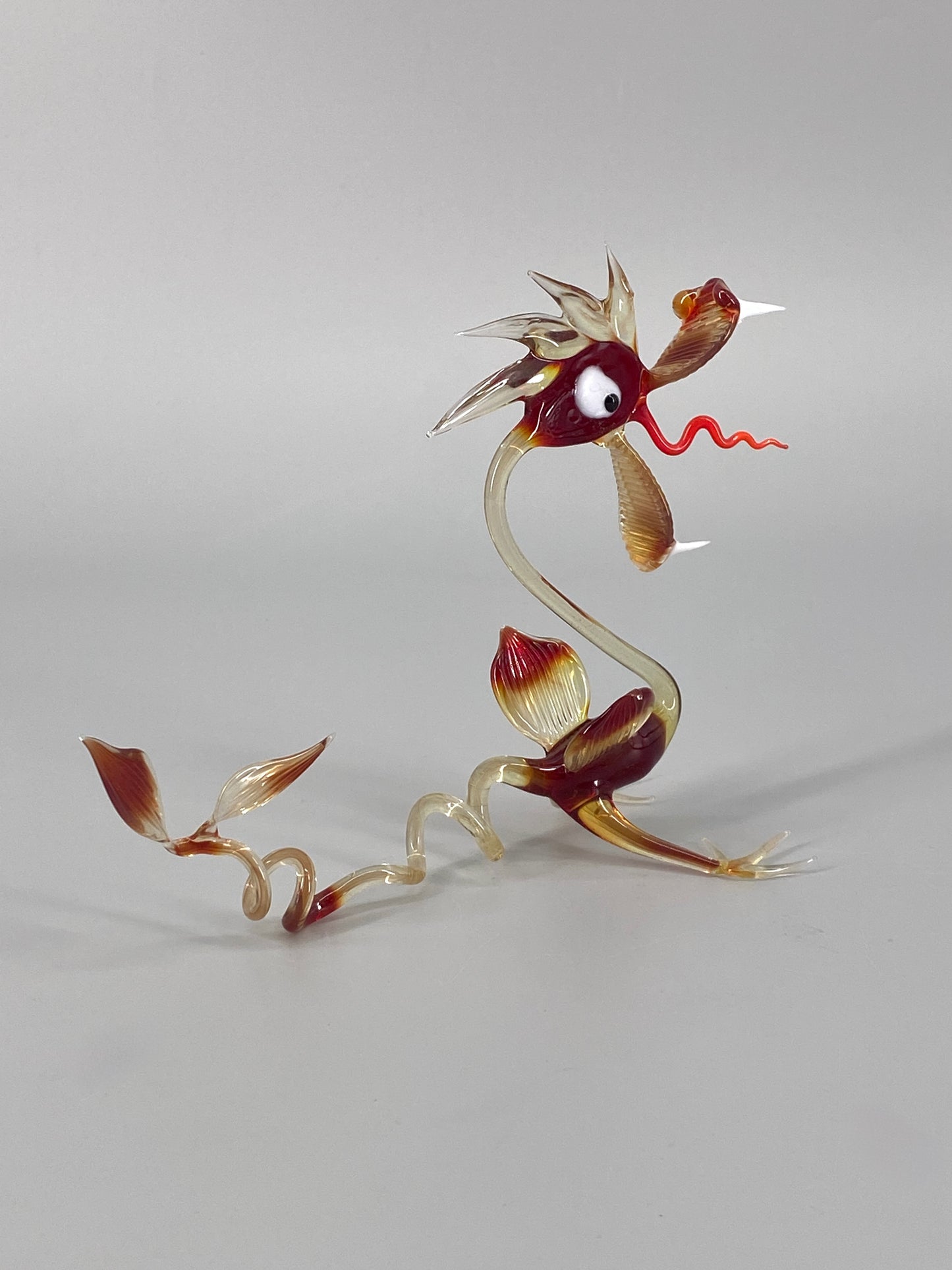 Drache aus Muranoglas, handgefertigt