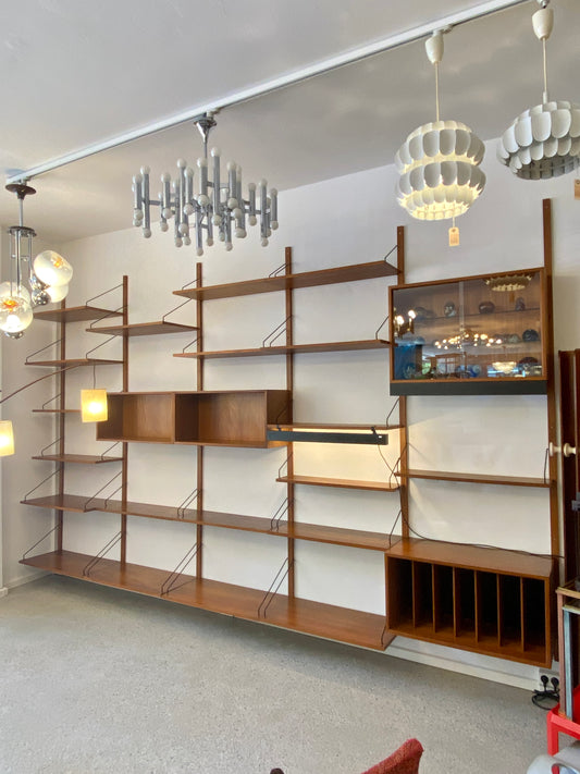 Großes Mid Century Design Regalsystem "Royal" von Poul Cadovius, Dänemark 1960er