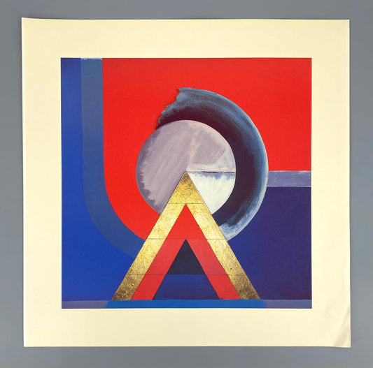 Postmoderner Offsetdruck "Dynamische Bewegung" von Otto Herbert Hajek (1927–2005)