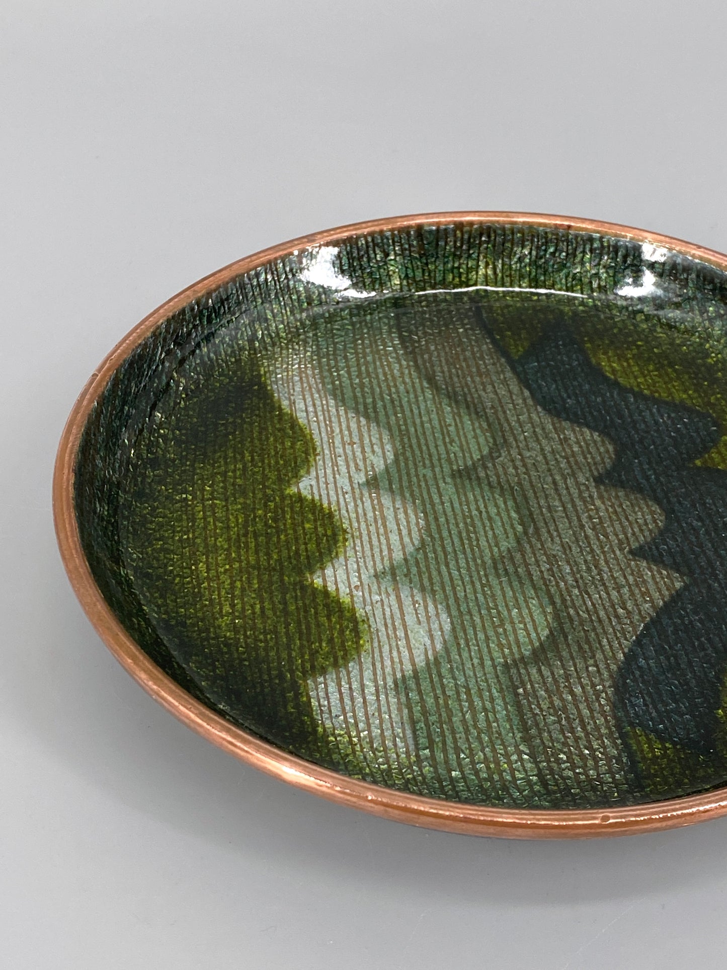 Emaillierte Kupferschale von Studio Del Campo, Italien, 1960er