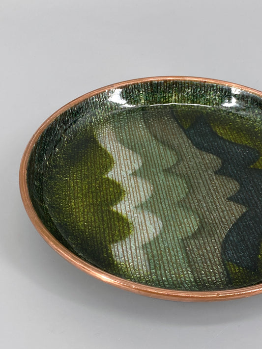 Emaillierte Kupferschale von Studio Del Campo, Italien, 1960er