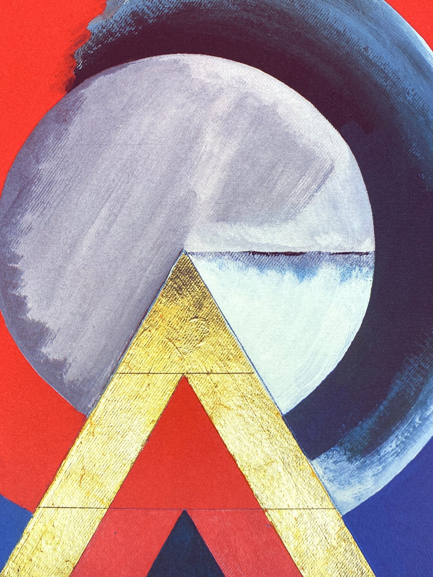Postmoderner Offsetdruck "Dynamische Bewegung" von Otto Herbert Hajek (1927–2005)