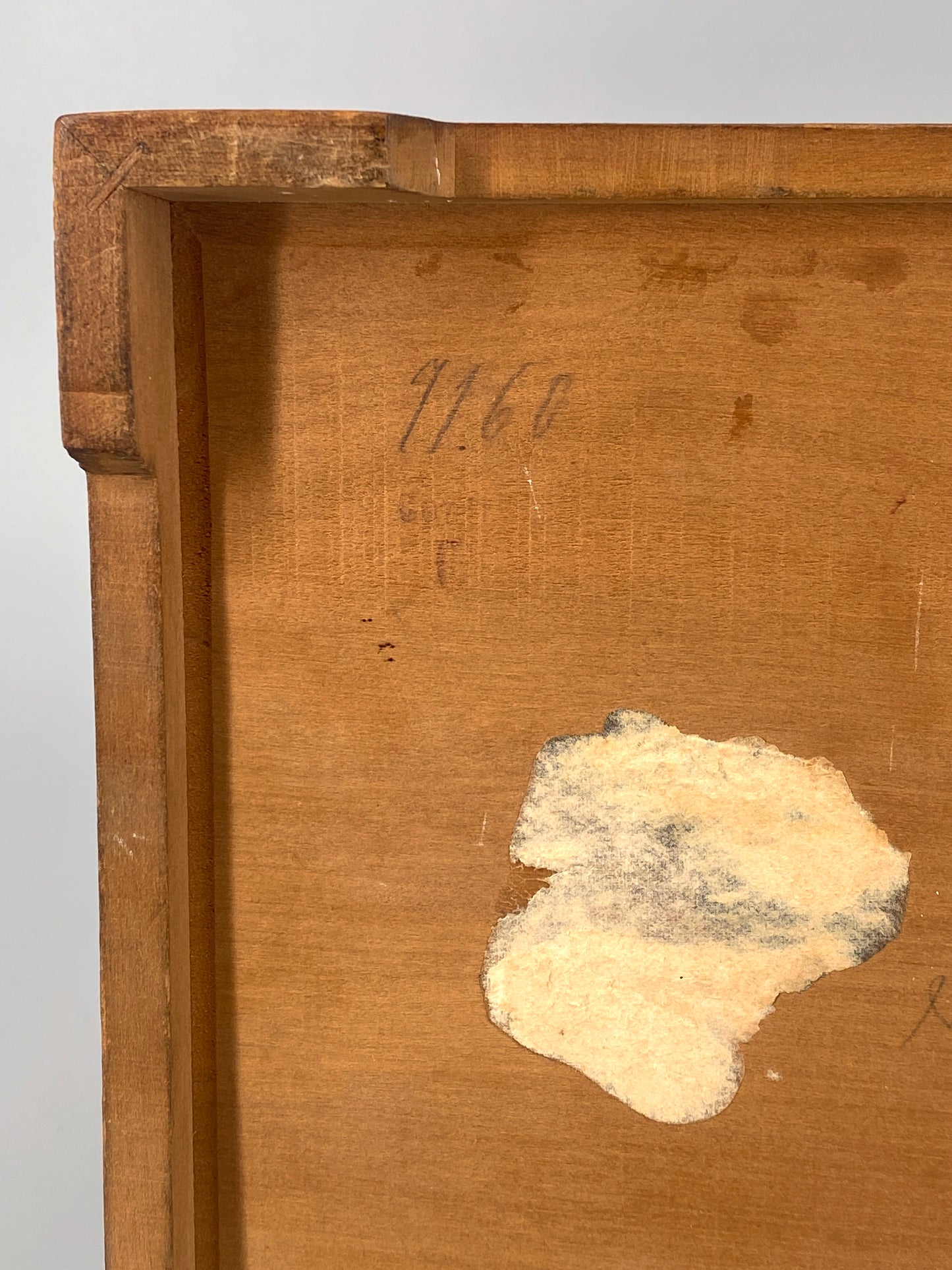 Schatulle aus Holz handbemalt mit Pferderennen, frühes 20. Jahrhundert