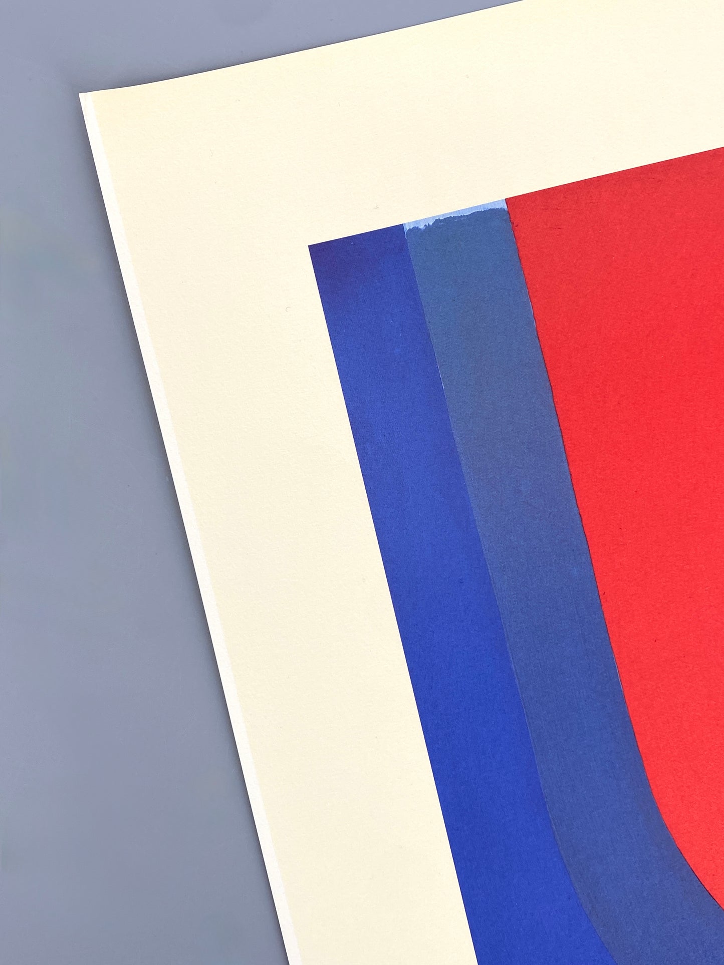 Postmoderner Offsetdruck "Dynamische Bewegung" von Otto Herbert Hajek (1927–2005)