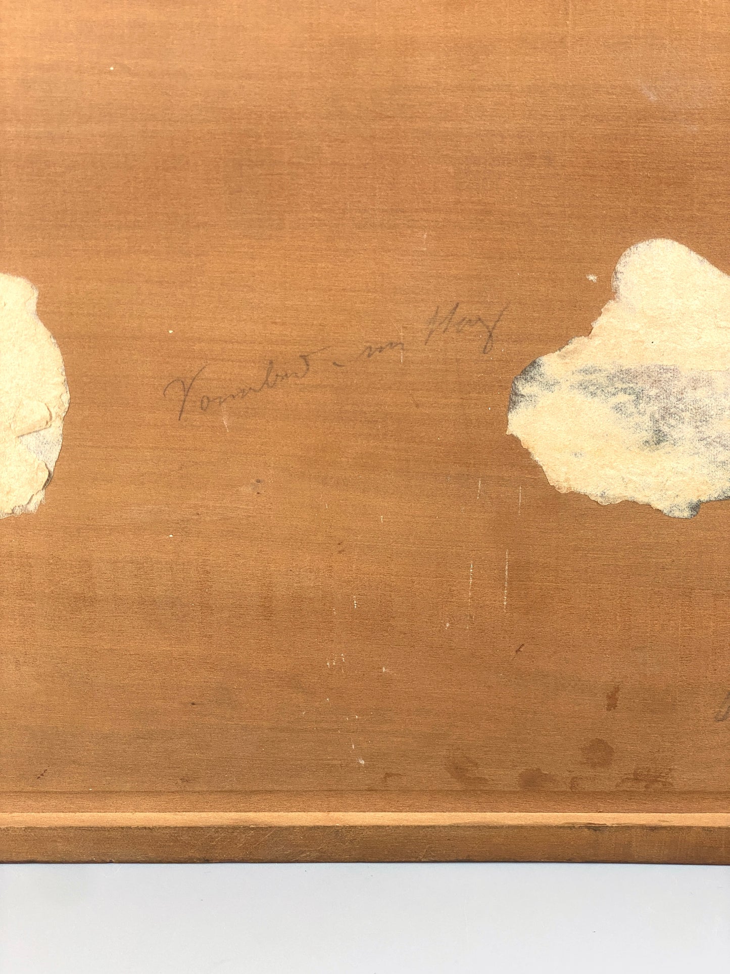 Schatulle aus Holz handbemalt mit Pferderennen, frühes 20. Jahrhundert