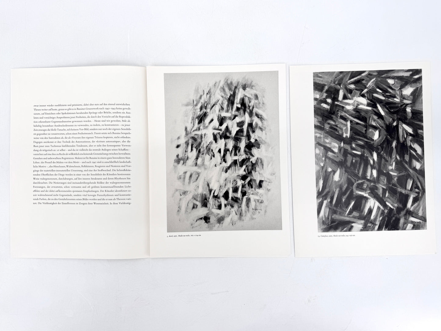 Bazaine, Galerie Maeght Zürich 1976. Ausstellungskatalog, Litographie