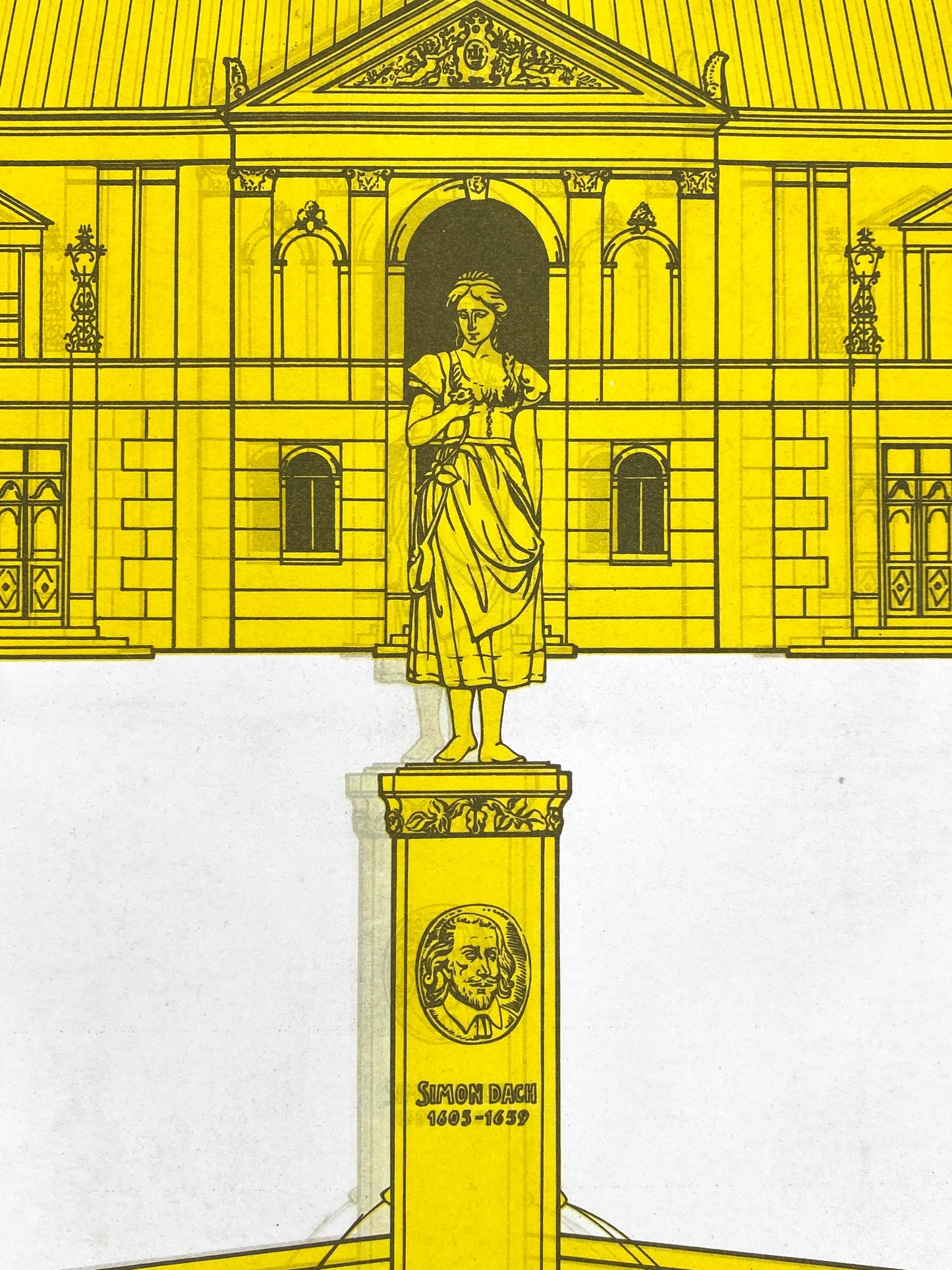 Veranstaltungsplakat aus Klaipeda (Litauen) für Dramatheater Klaipeda, Gertrud Kelletat zugeschrieben