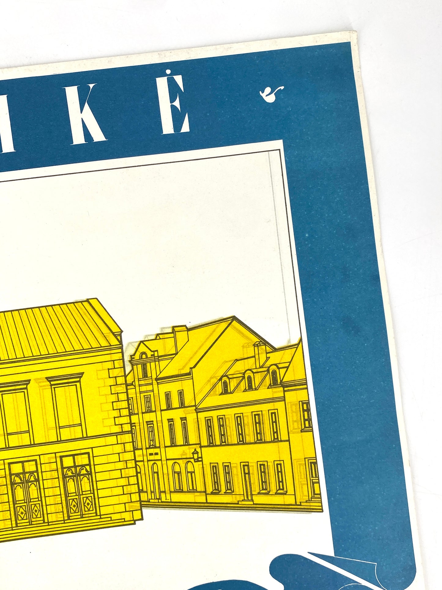 Veranstaltungsplakat aus Klaipeda (Litauen) für Dramatheater Klaipeda, Gertrud Kelletat zugeschrieben