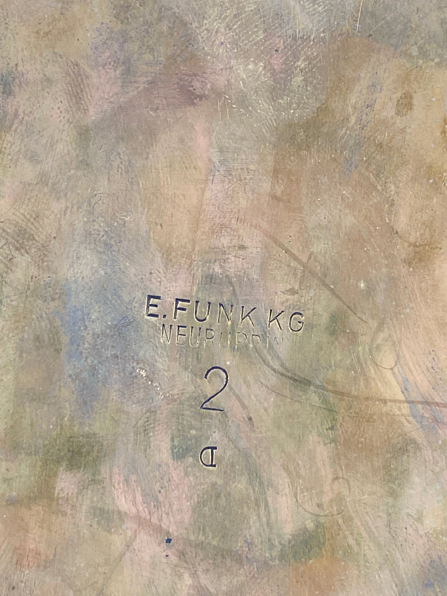 Buchstützen aus Messing von Emil Funk für E. Funk KG Neuruppin