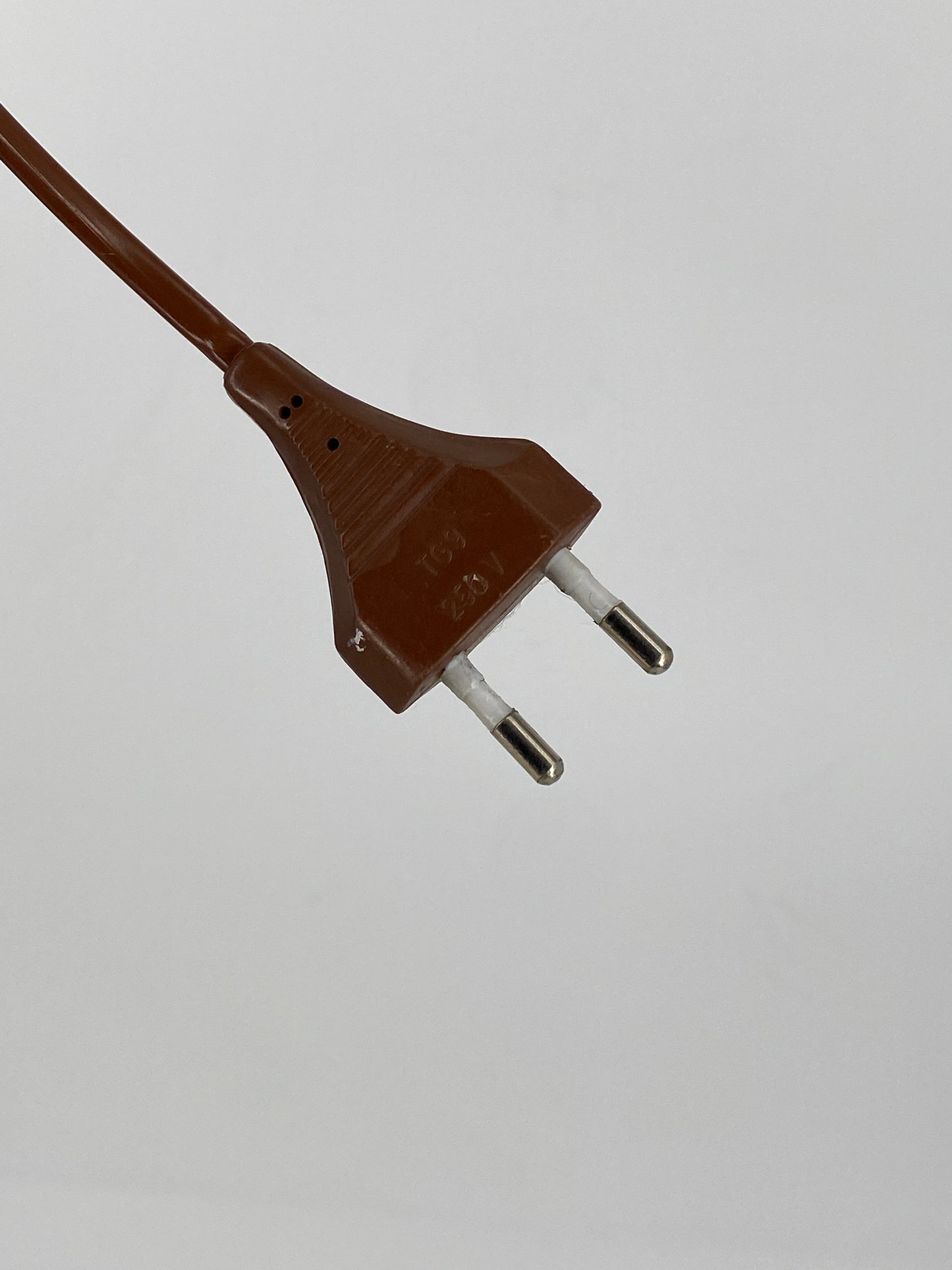Braune Industrial Spot Klemmlampe von Brilliant Leuchten mit Schwanenhals