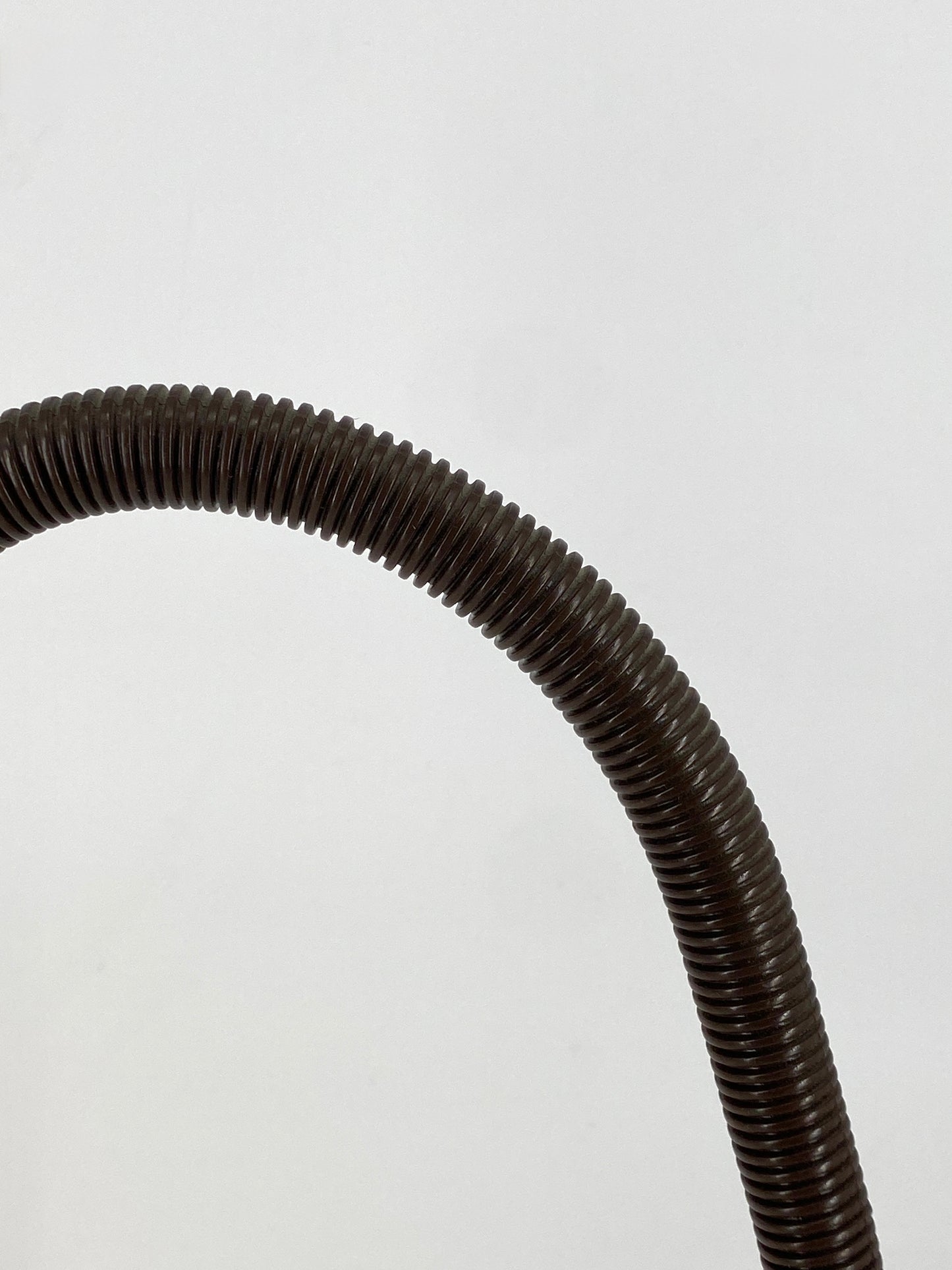 Braune Industrial Spot Klemmlampe von Brilliant Leuchten mit Schwanenhals