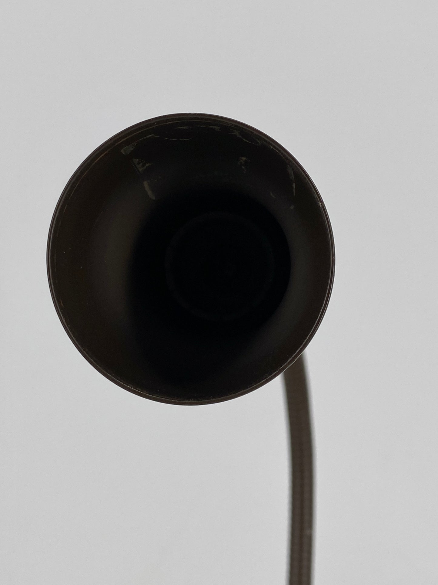 Braune Spot Klemmlampe, 80er