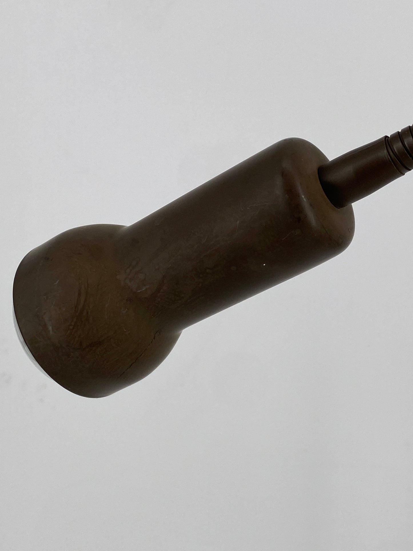 Braune Spot Klemmlampe, 80er