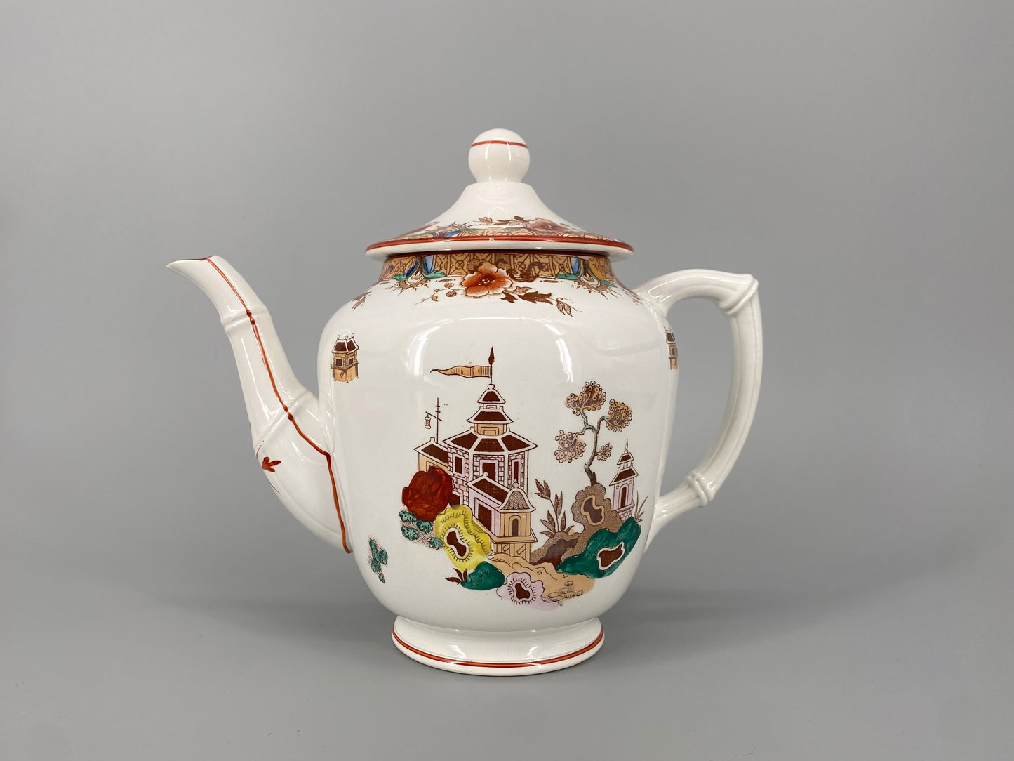 Porzellan-Teeservice "Kyoto" von Sarreguemines, Frankreich, spätes 19. Jh.