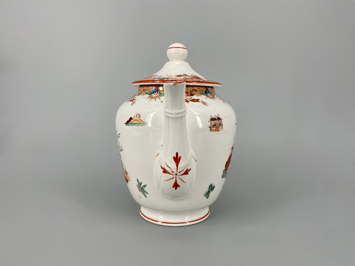 Porzellan-Teeservice "Kyoto" von Sarreguemines, Frankreich, spätes 19. Jh.
