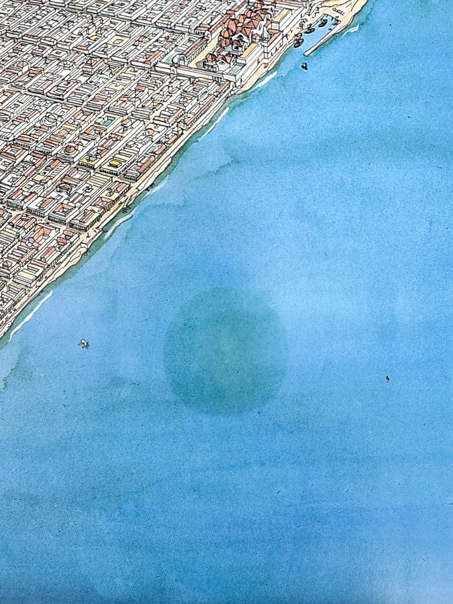 Karte, Restitution du site de Carthago a l'epoque Romaine