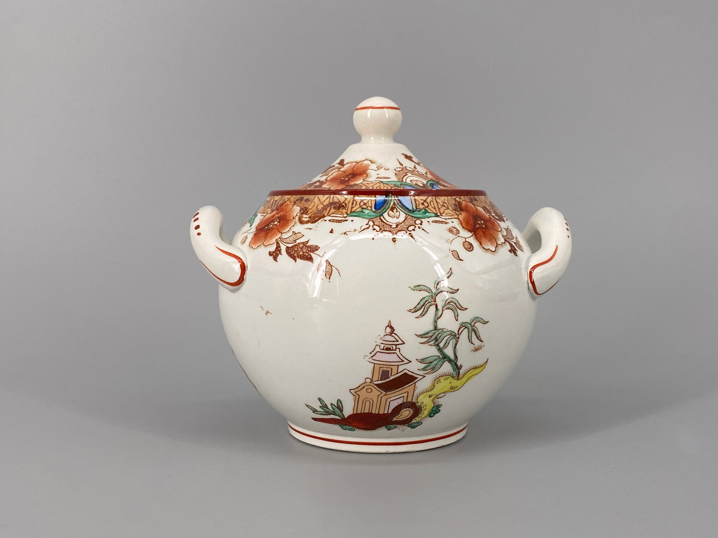 Porzellan-Teeservice "Kyoto" von Sarreguemines, Frankreich, spätes 19. Jh.