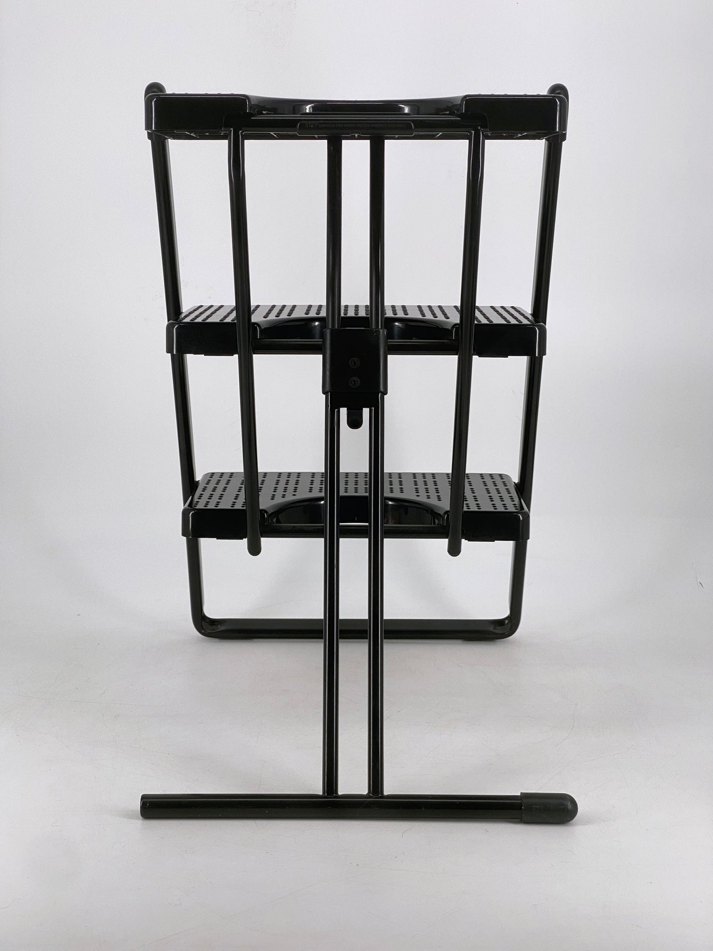 Alte Ausführung der Trittleiter NUOVASTEP in Schwarz von Andries & Hiroko Van Onck für Magis, Italien, 1984
