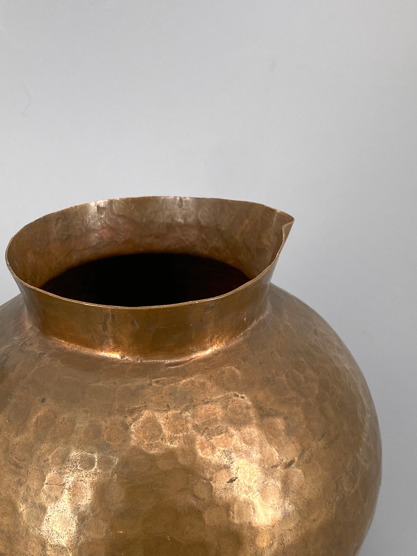 Hammerschlag Krug aus Kupfer