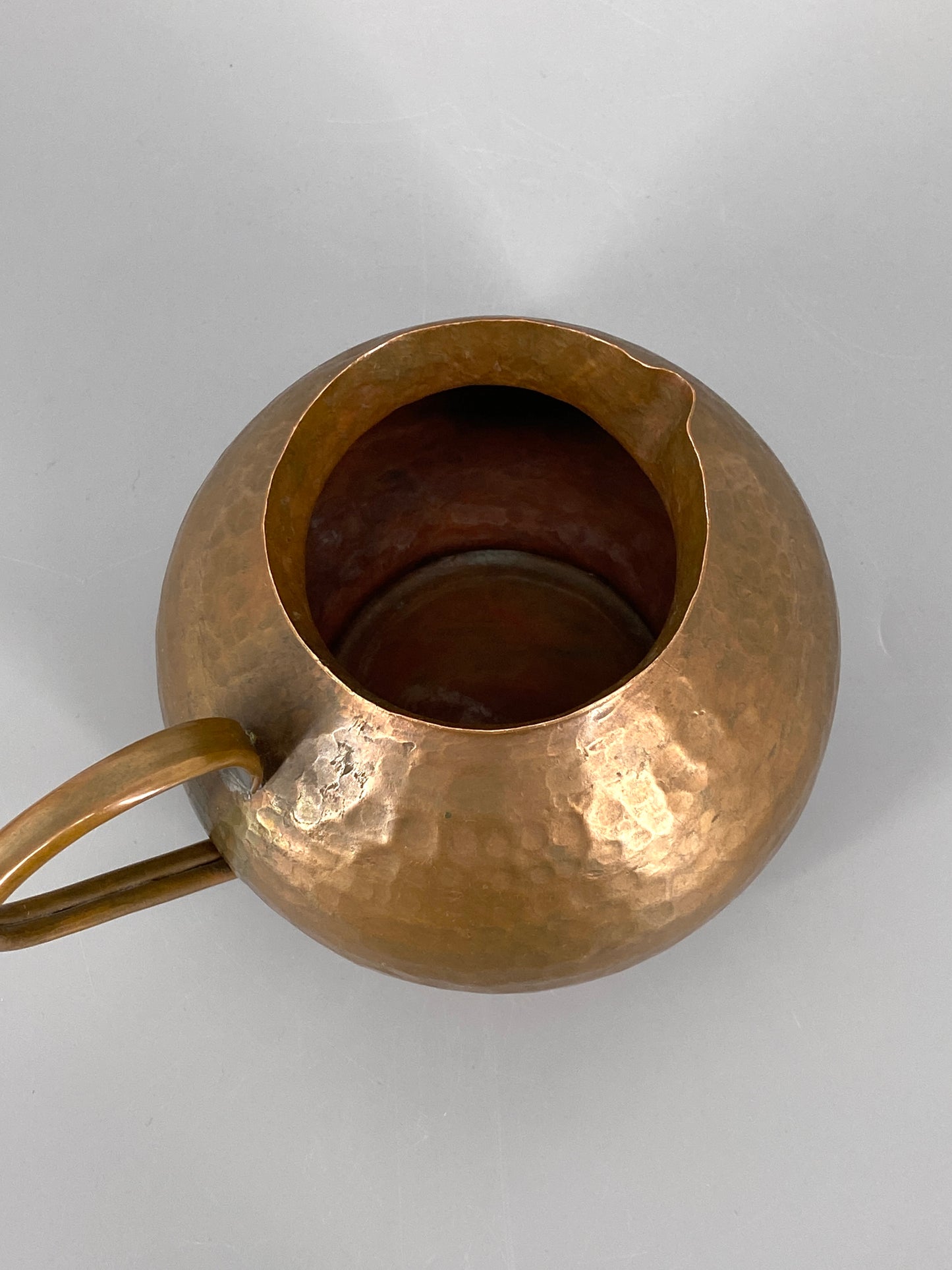 Hammerschlag Krug aus Kupfer
