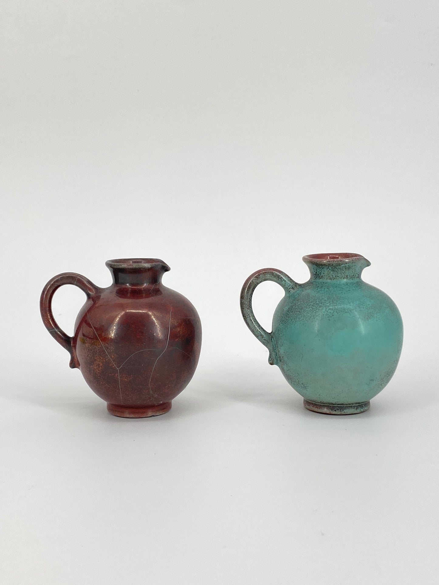 Karaffe und Krüge aus Studiokeramik von Richard Uhlemeyer, Art Deco