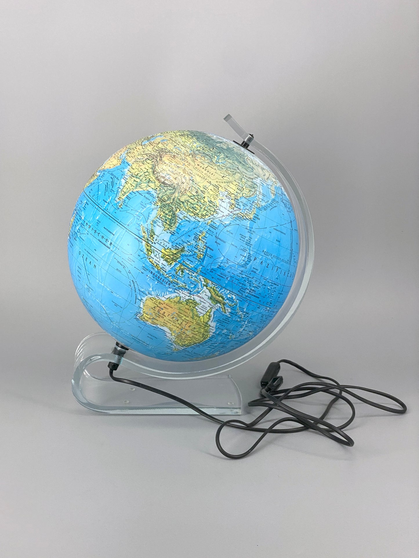 beleuchteter Globus Consulate von Scanglobe, 30 cm Durchmesser