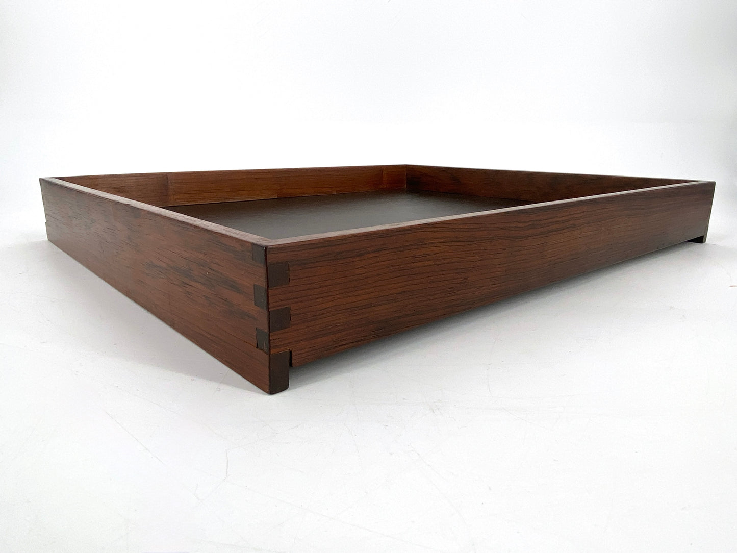 Mid Century Design Tablett/ Ablage aus Palisanderholz, um 1950