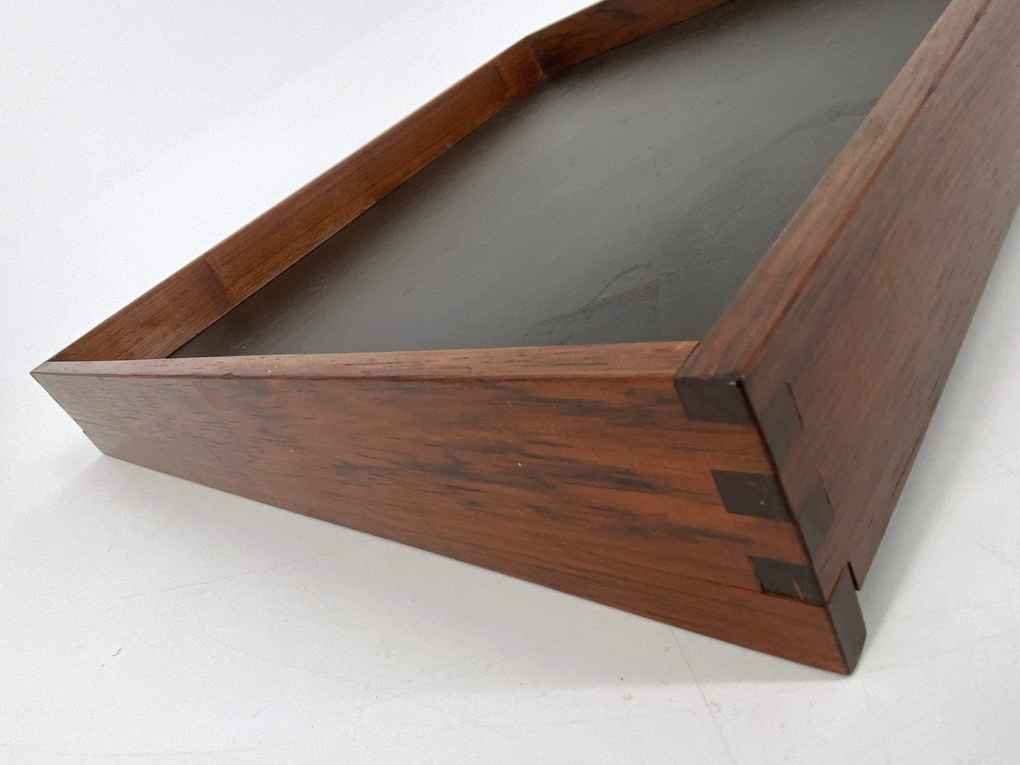 Mid Century Design Tablett/ Ablage aus Palisanderholz, um 1950