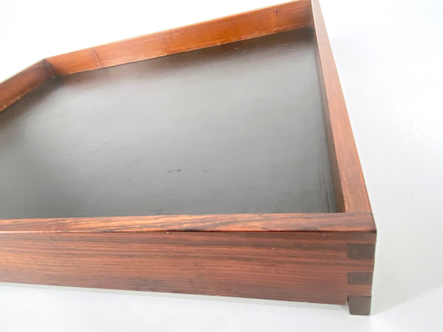 Mid Century Design Tablett/ Ablage aus Palisanderholz, um 1950