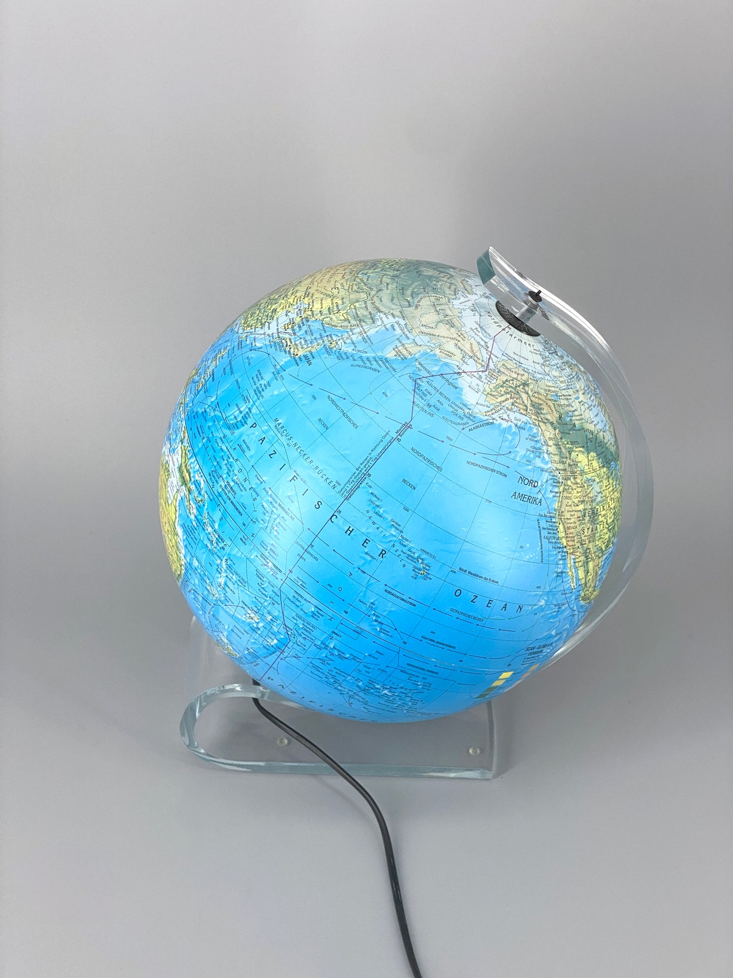 beleuchteter Globus Consulate von Scanglobe, 30 cm Durchmesser