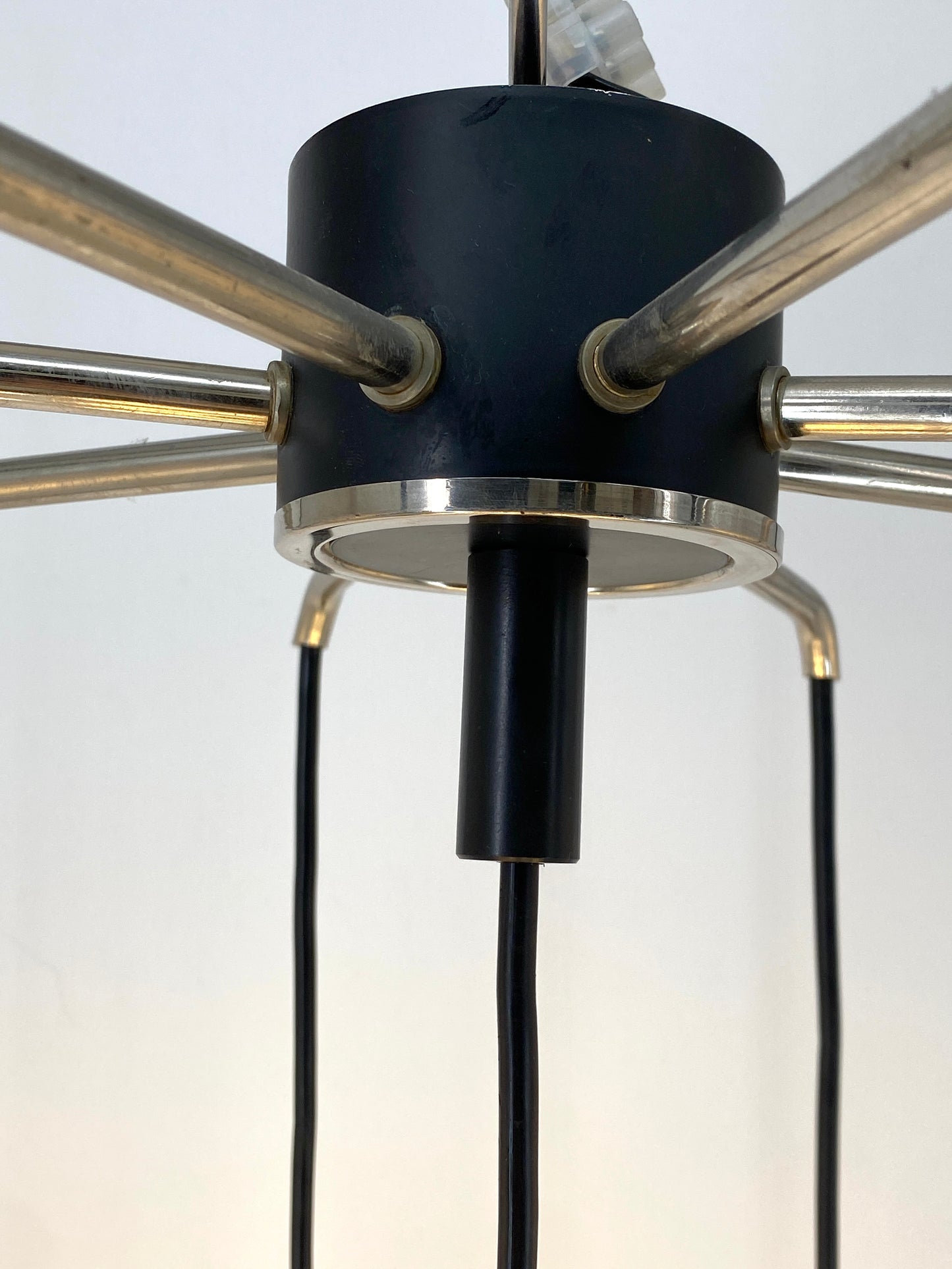 9 flammige Kaskadenlampe "Nr. 421" von Bankamp Leuchten, 60/70er