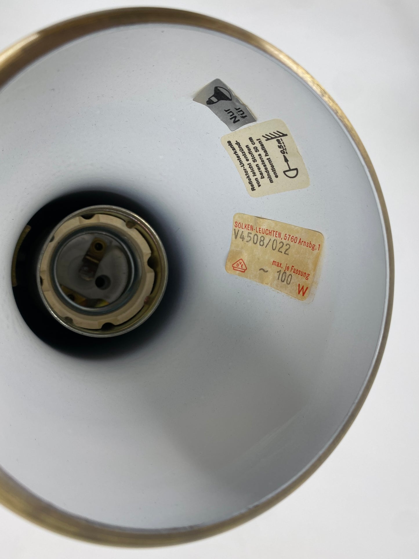 Mid Century Stehlampe von Sölken Leuchten, Deutschland, 80er