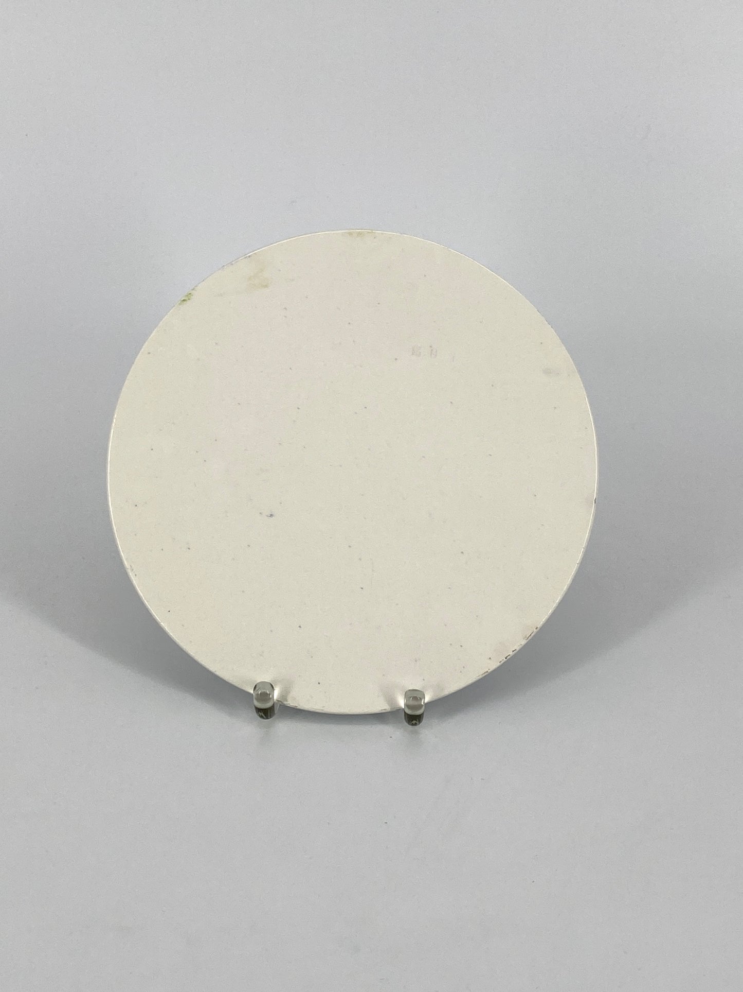 Porzellan Platte/Teller mit handbemalter Landschaft, Jugendstil