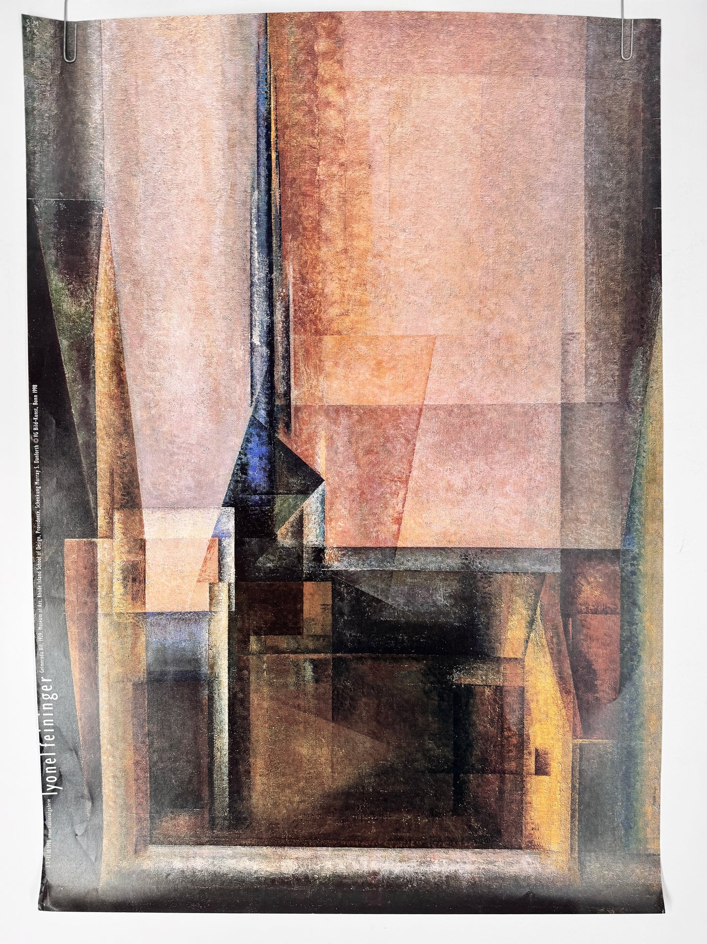 Poster, Lyonel Feininger. Gelmeroda XII, Ausstellungsplakat Neue Nationalgalerie Berlin