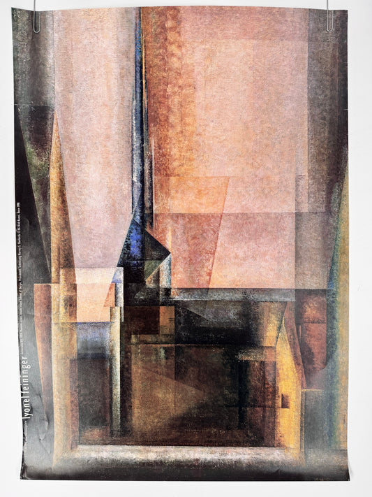 Poster, Lyonel Feininger. Gelmeroda XII, Ausstellungsplakat Neue Nationalgalerie Berlin