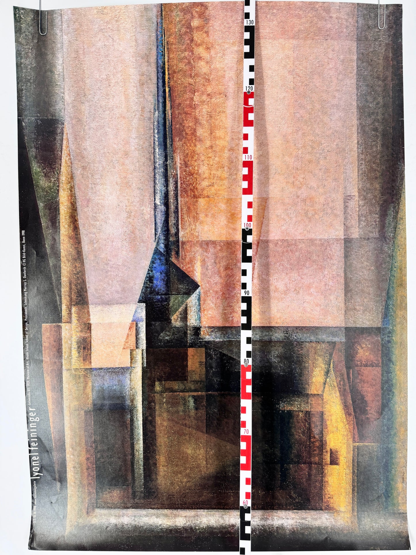 Poster, Lyonel Feininger. Gelmeroda XII, Ausstellungsplakat Neue Nationalgalerie Berlin