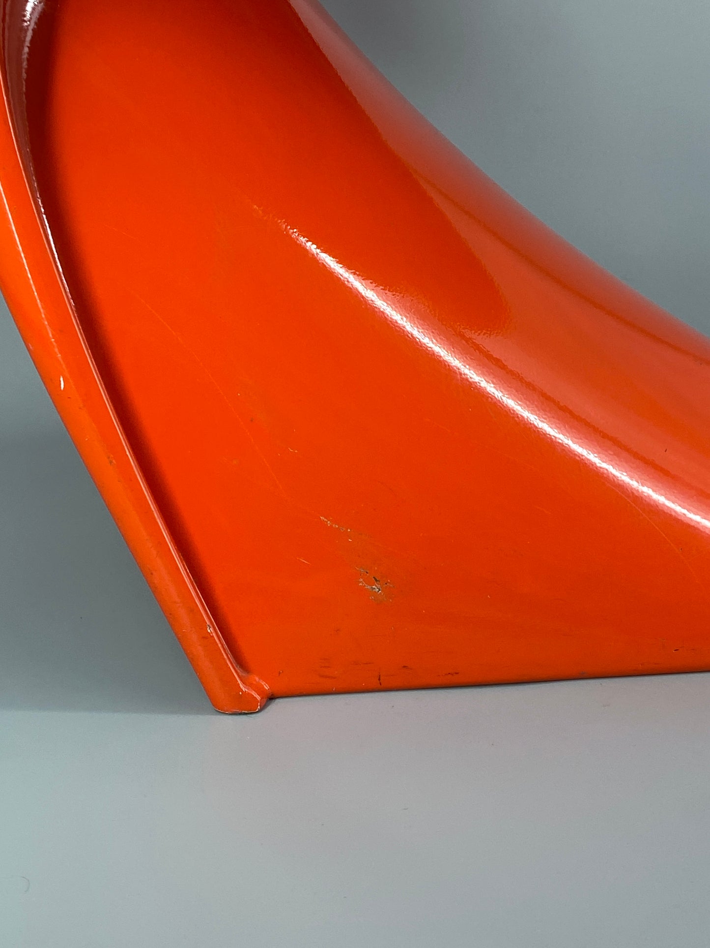 orangener Space Age Stuhl, Panton Vitra Replika
